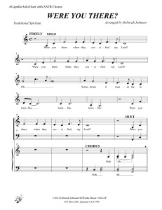 Were You There-Buy Sheet Music