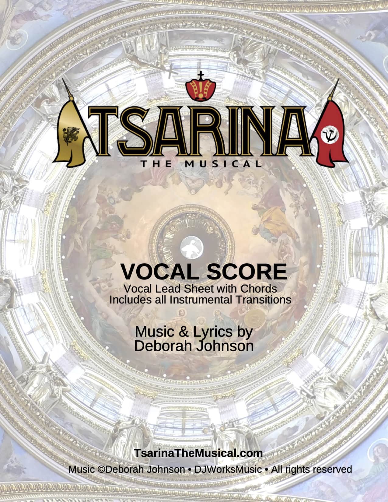 Tsarina the Musical Vocal score cover
