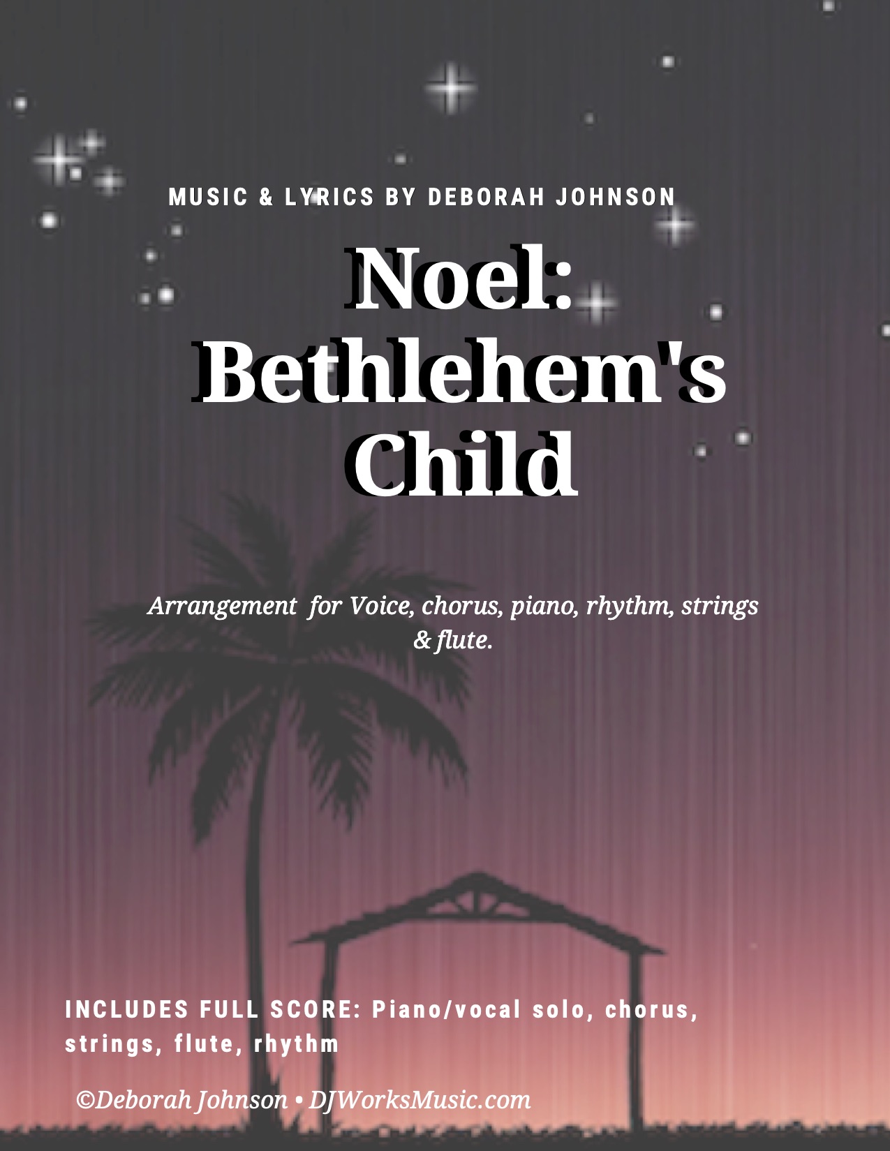 Noel-Bethlehem's Child Sheet Music-Deborah Johnson
